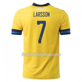 Sverige Sebastian Larsson 7 Hjemmebanetrøje Euro 2020 S/S
